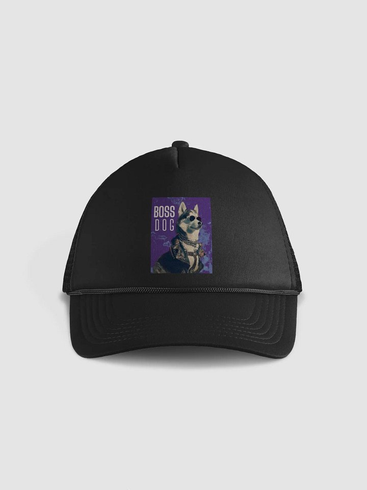 Siberian Husky Boss Dog Foam Trucker Hat by Valucap product image (1)