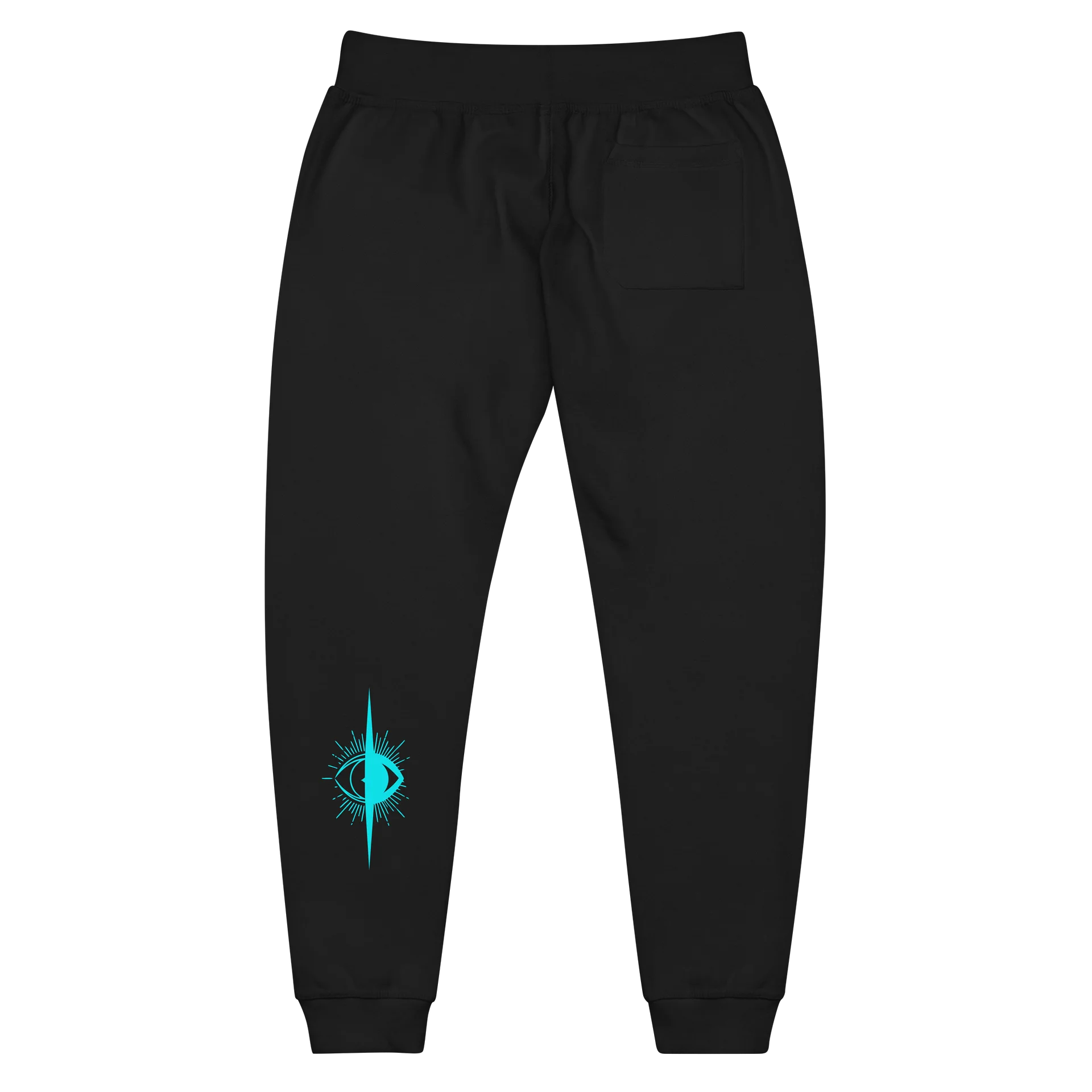 Electric Blue “Lunar Goddess” Women’s Luxury Celestial Joggers product image (4)