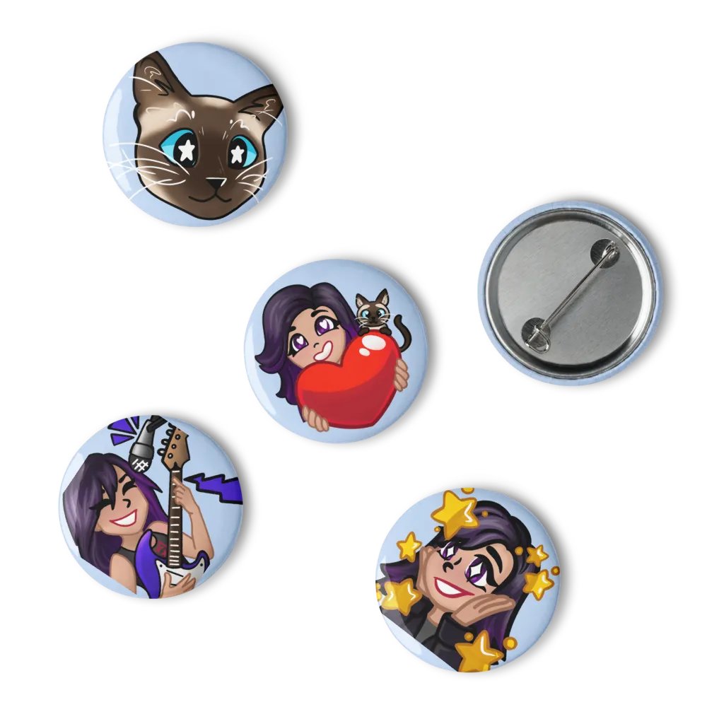 Emote Buttons (Blue) product image (4)