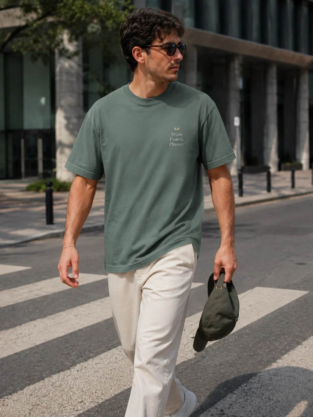 My Protein Comes With Fibre T-Shirt – Green product image (3)