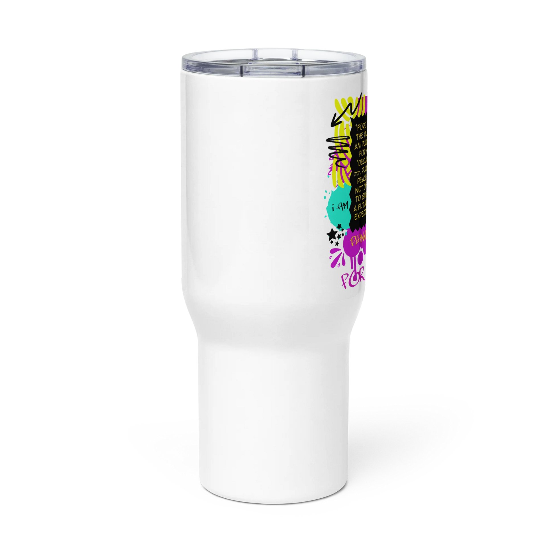 I KNOW THE PLANS STAINLESS STEEL TRAVEL MUG product image (3)
