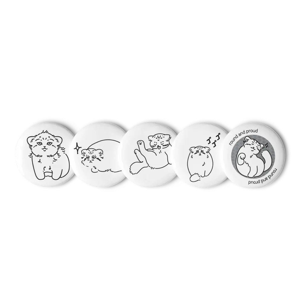 Pride Manul Pin Set - Unlabeled product image (2)