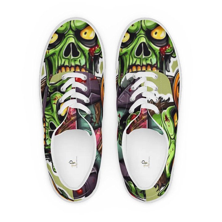 Zombie Strike Lace-Up Canvas Shoes product image (2)