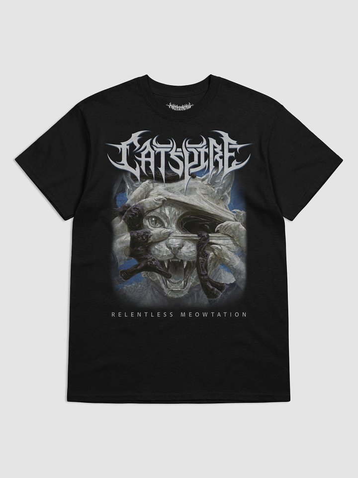 CATSPIRE RELENTLESS MEOWTATION TEE product image (1)