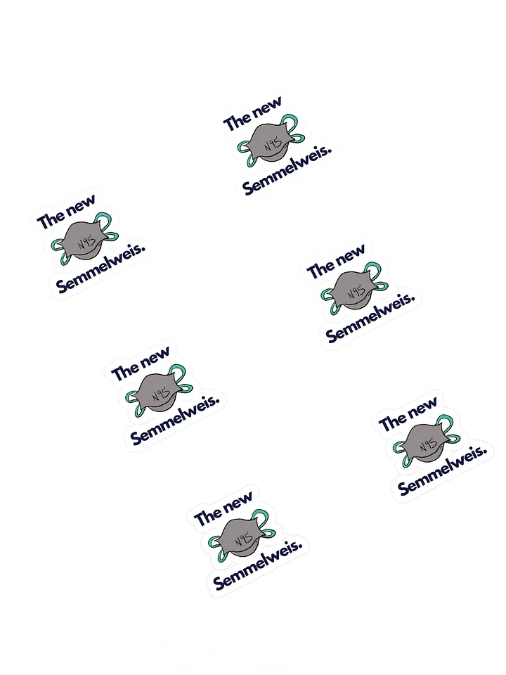 The New Semmelweis sticker 6 pack (Long Covid edition) product image (1)