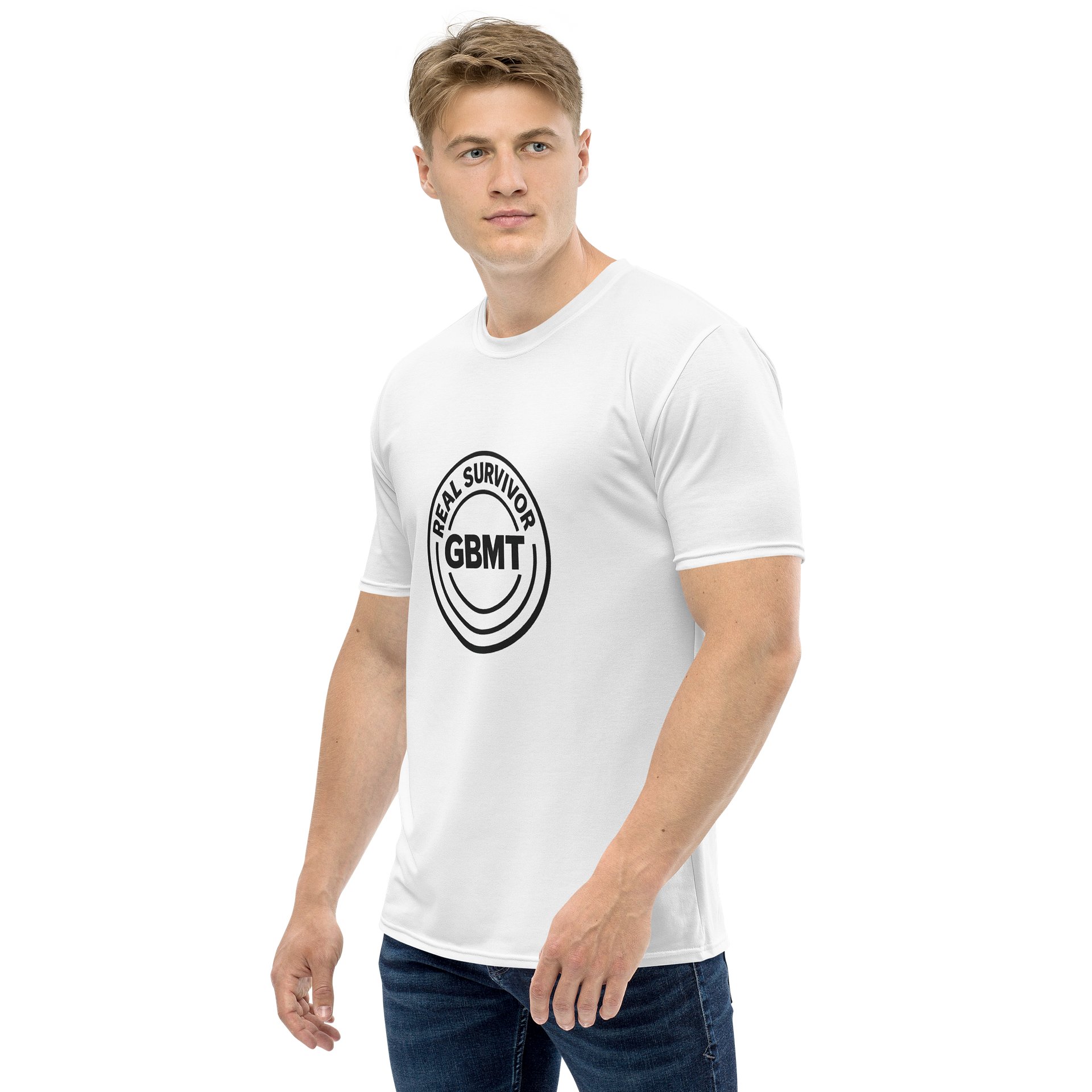 GBMT Real Survivor Circle Tee – White Edition product image (3)