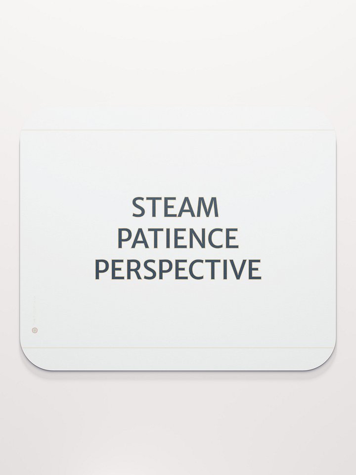 Steam. Patience. Perspective. - Mouse Mat product image (2)