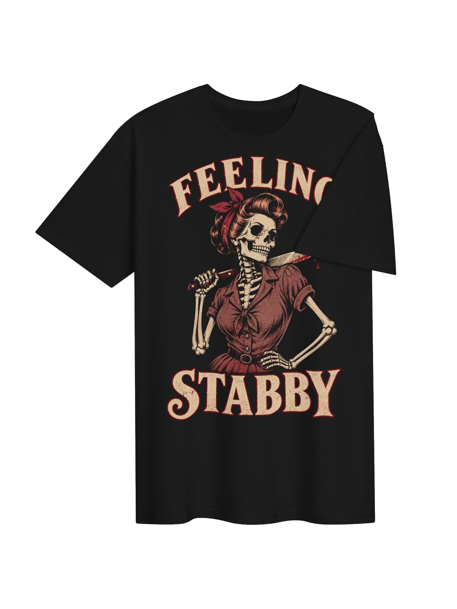 Feeling Stabby Funny True Crime T-Shirt product image (4)