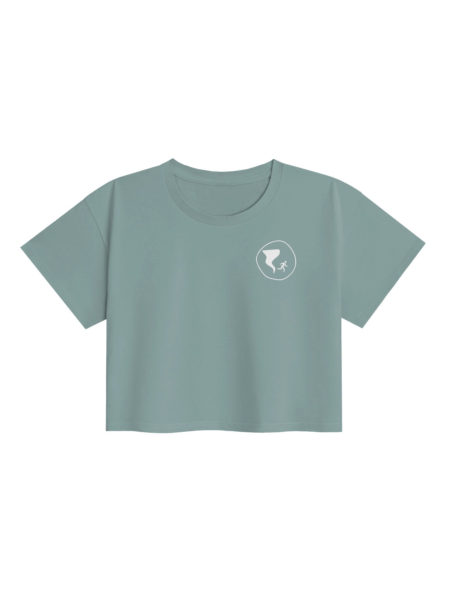 Women's Premium Crop Top Logo Left product image (13)
