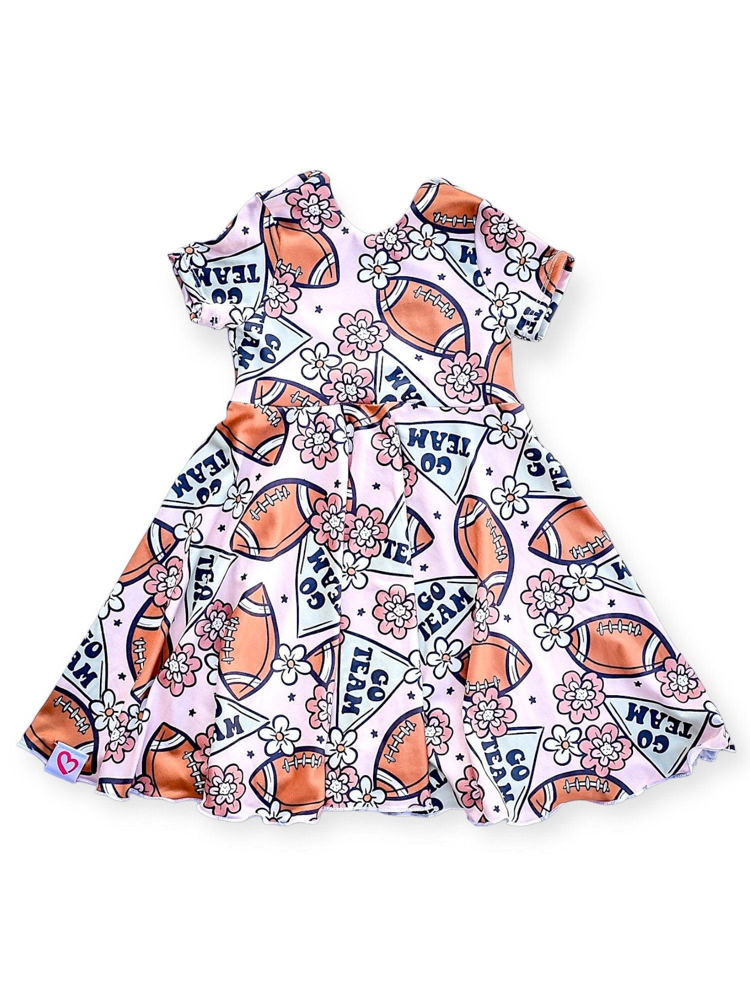 Floral Football Twirl Dress product image (1)