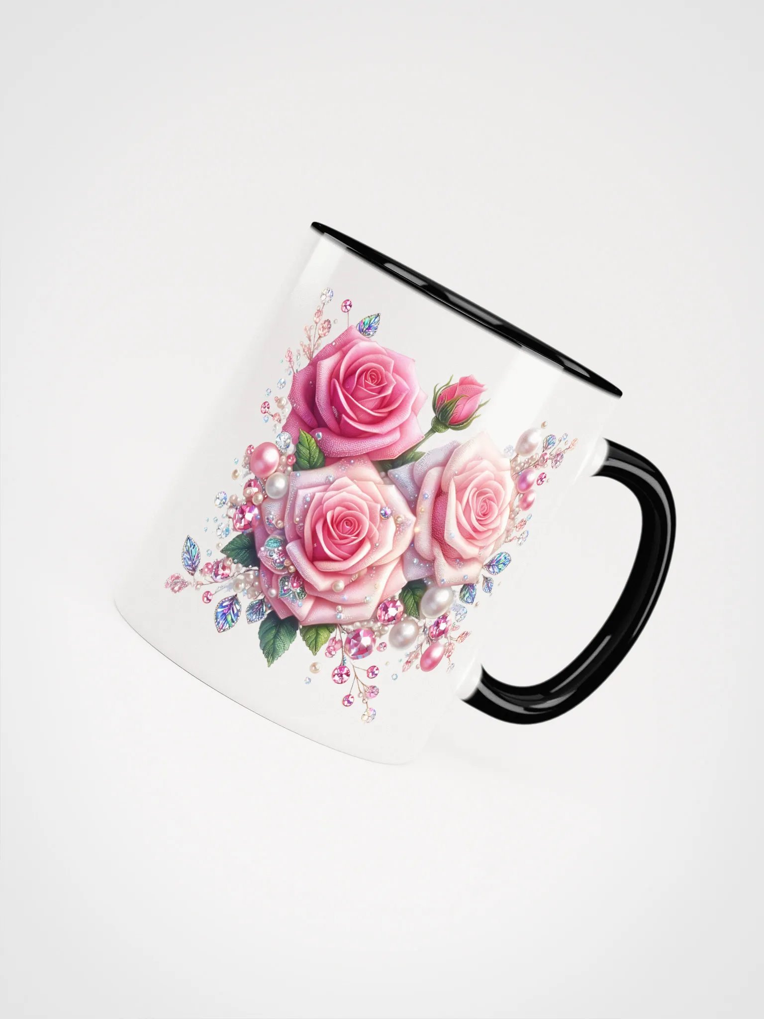 Pink Rose Coffee Mugs, Gift for Her product image (23)