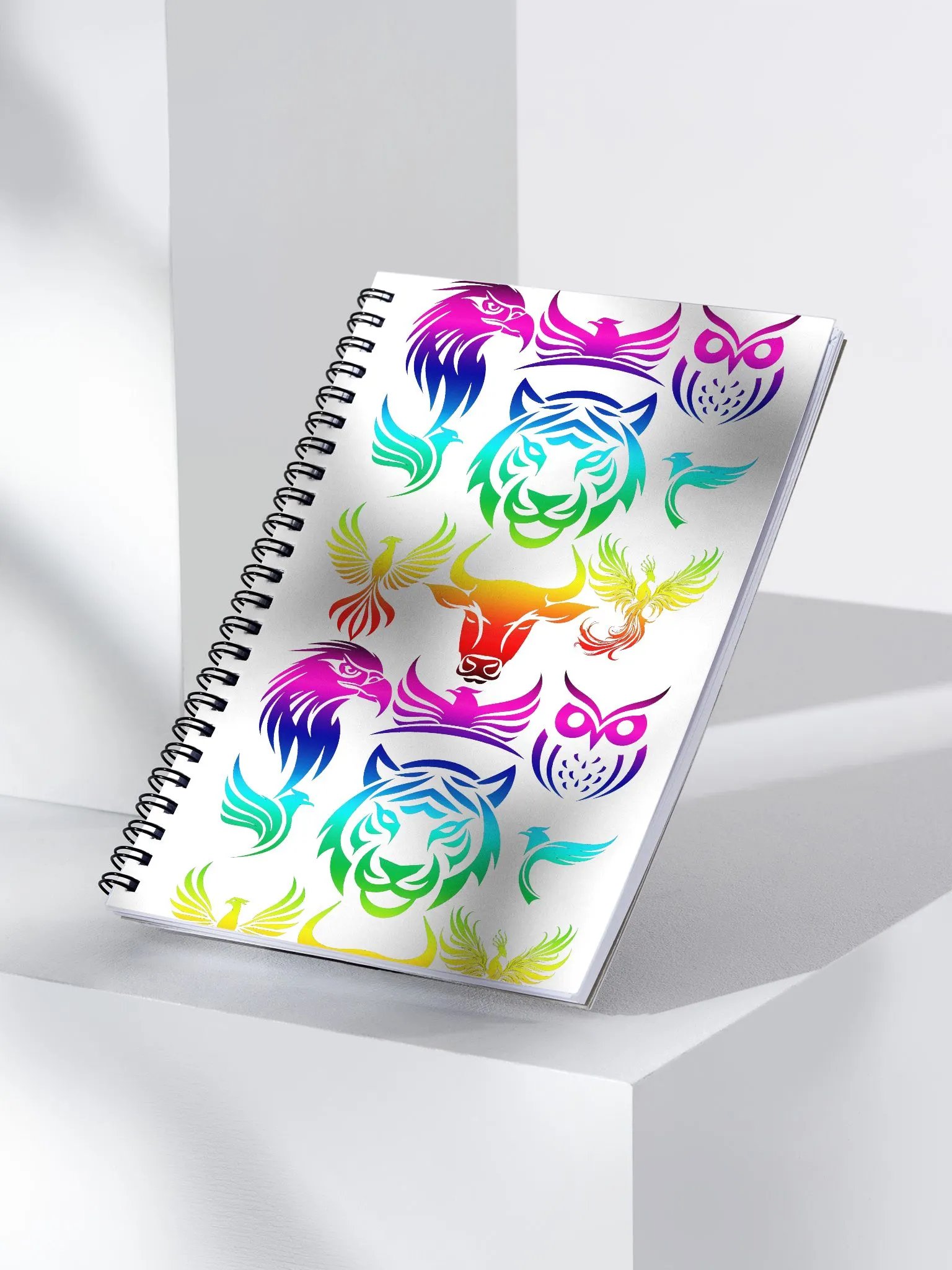 Vibrant Symmetry Spiral Notebook product image (3)