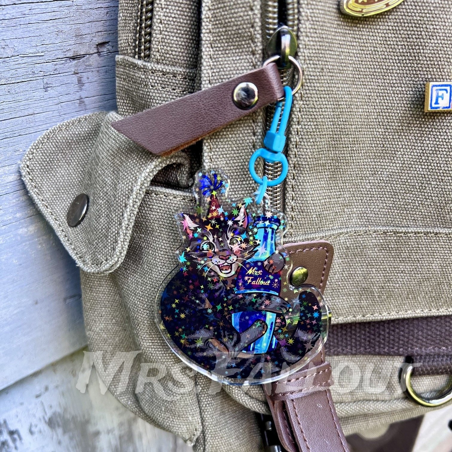Catmeat with Bottle Keychain product image (1)