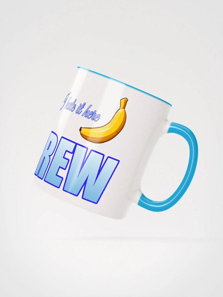 Blue Handled Chaos Crew Ceramic Mug product image (2)