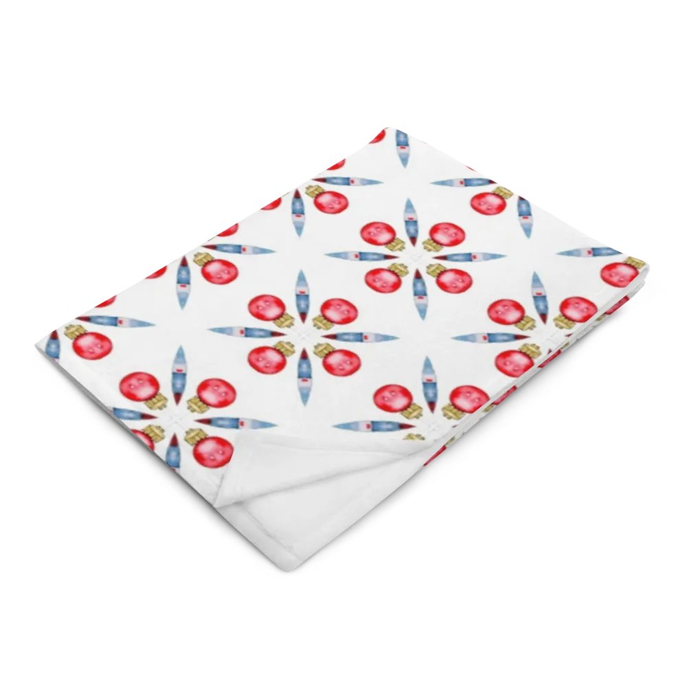 Festive Bauble Throw Blanket product image (3)