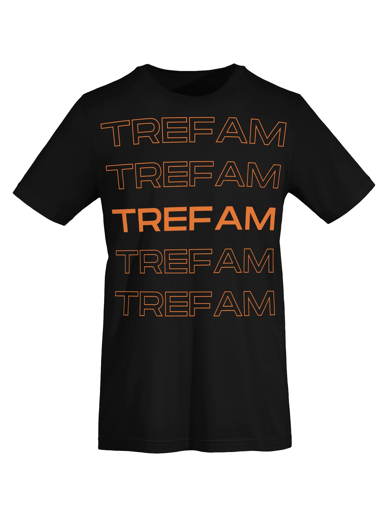 TREFAM Bold Orange Outline Tee product image (14)