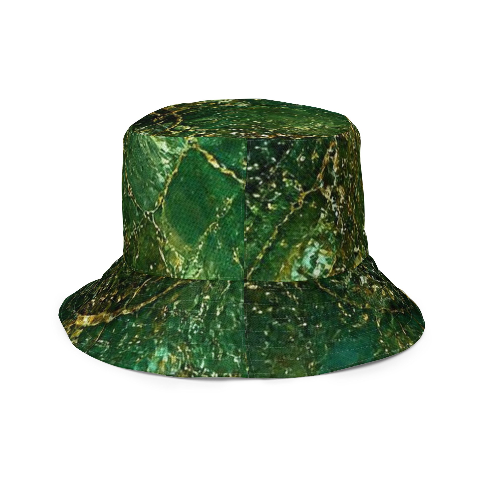 "A522" Emerald Gold Vein Bucket Hat product image (4)