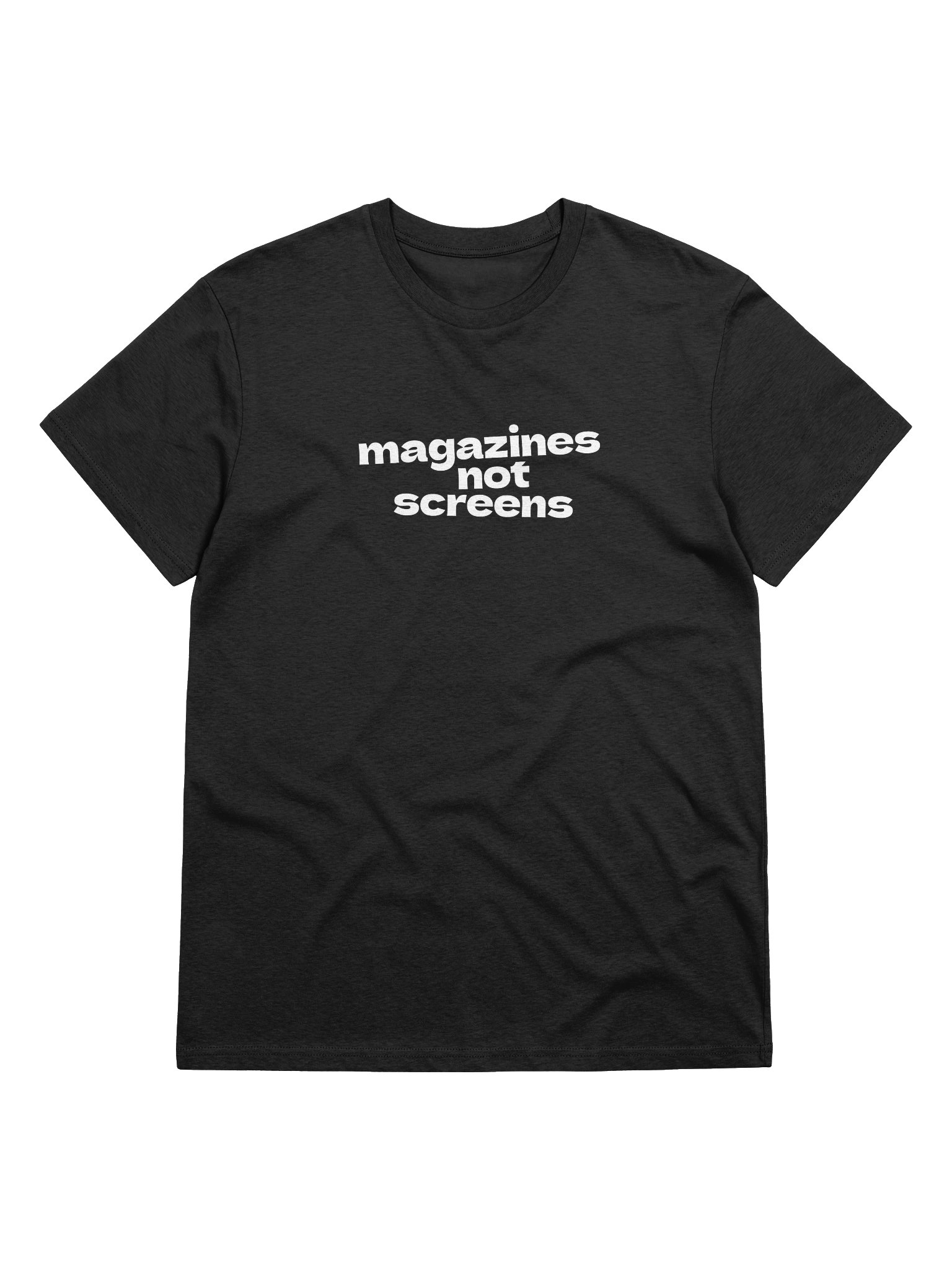 Magazines Not Screens regular tee product image (9)
