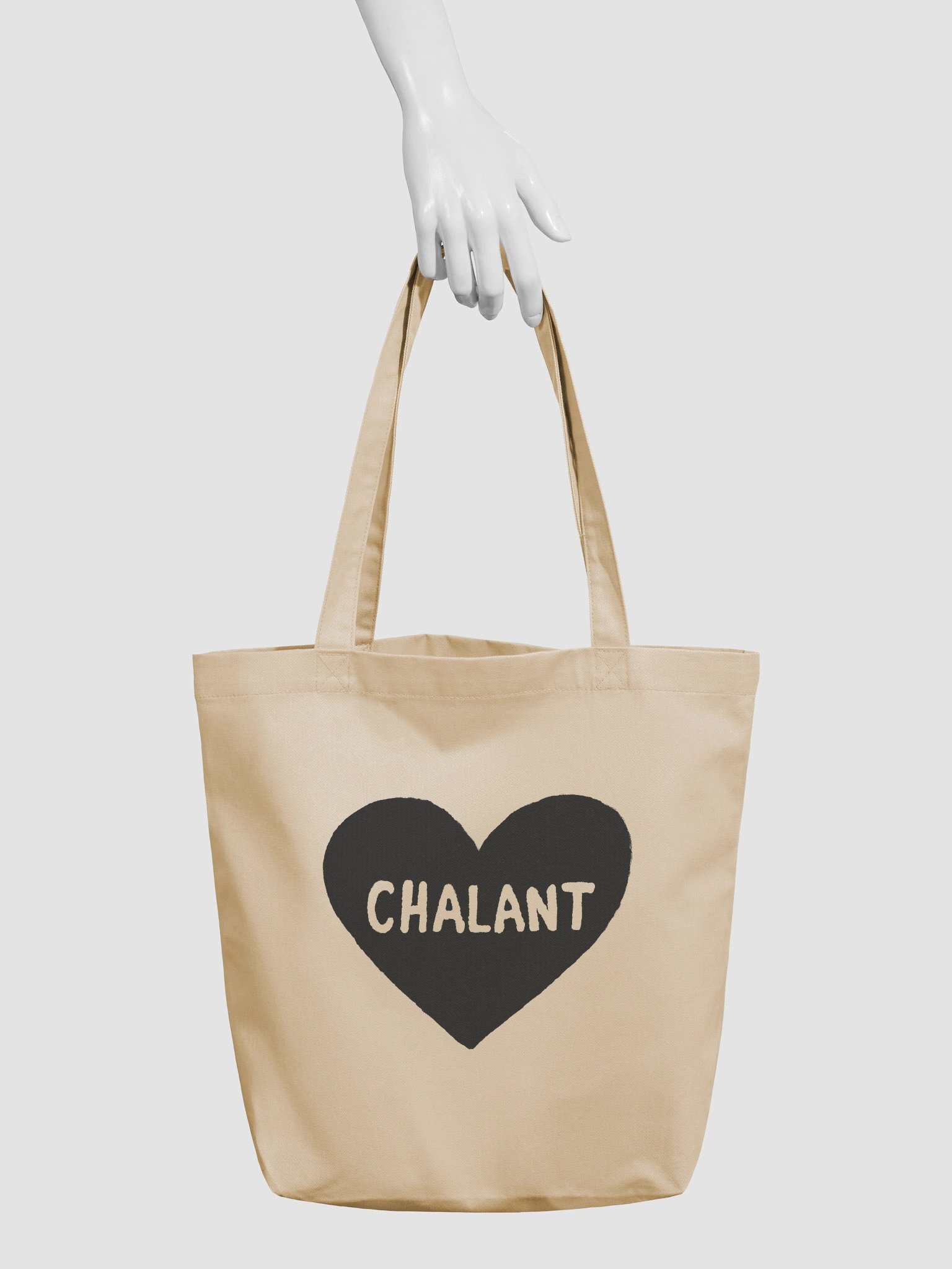 < CHALANT 3 variant #1a1a1a eco tote product image (4)