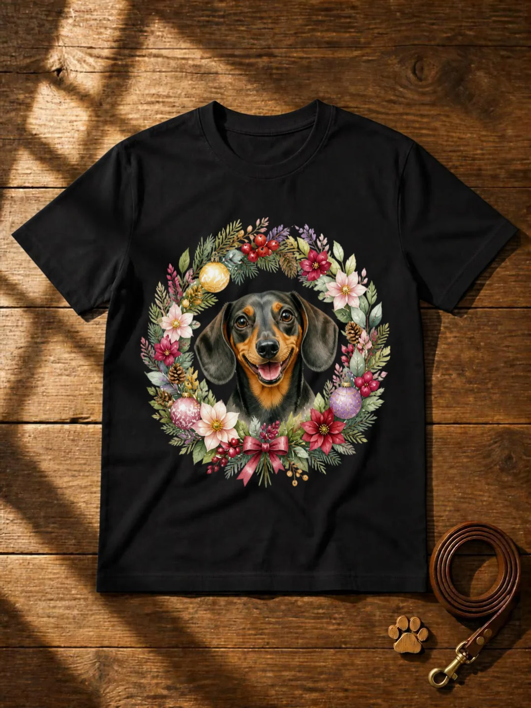 Holiday Doxie Wreath product image (1)
