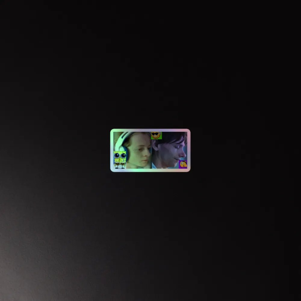 cool holo sticker product image (2)