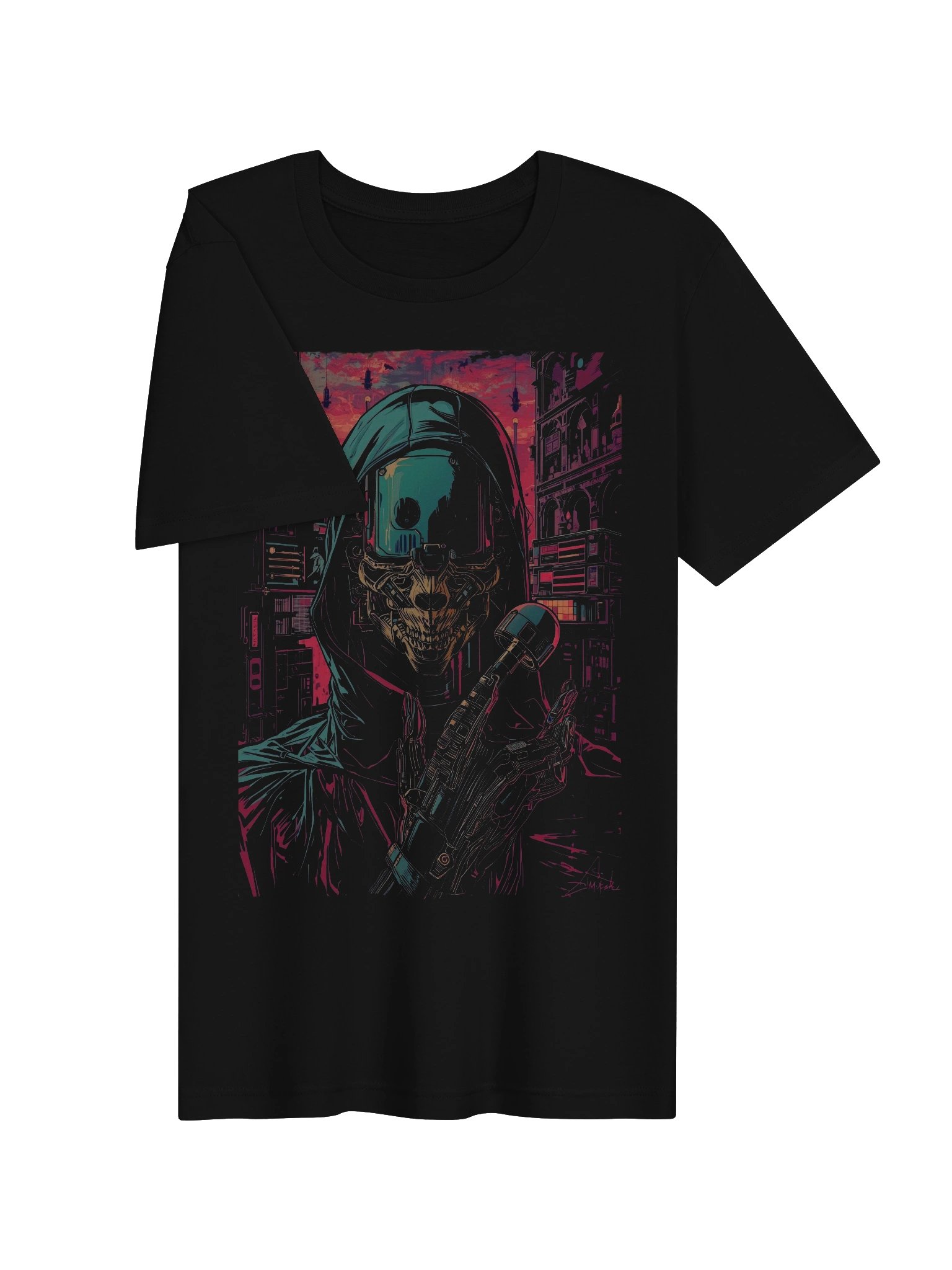 Techno Future Ghost Lightweight T-Shirt product image (6)