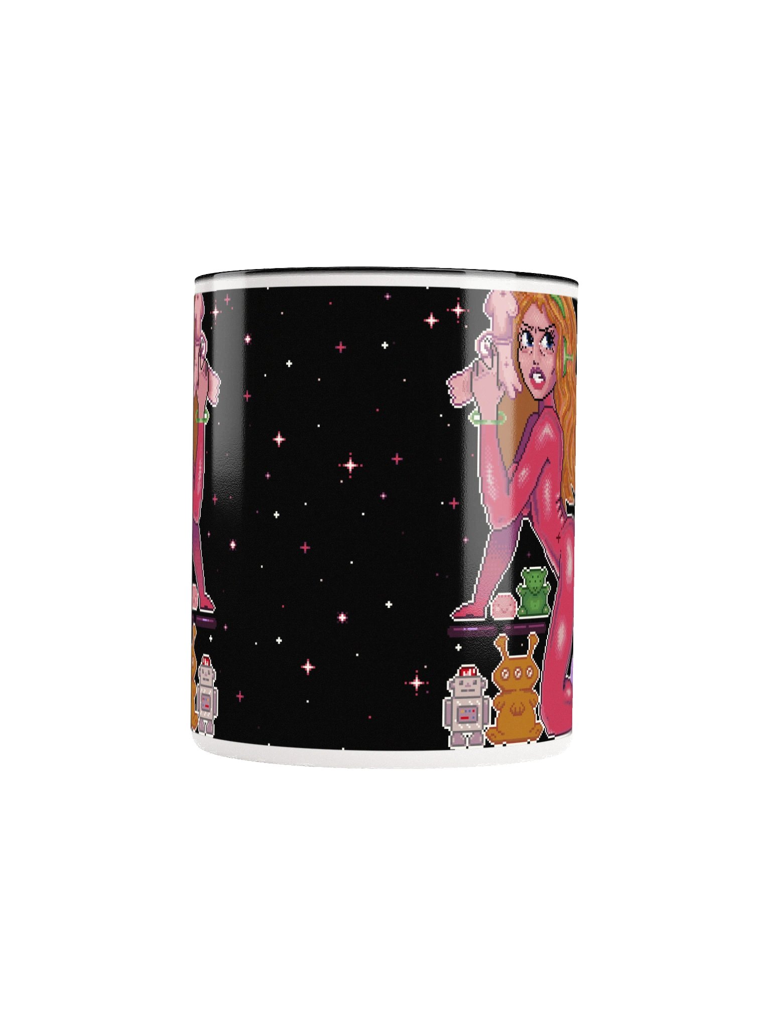 Outta Space Pixels inside colour mug product image (28)