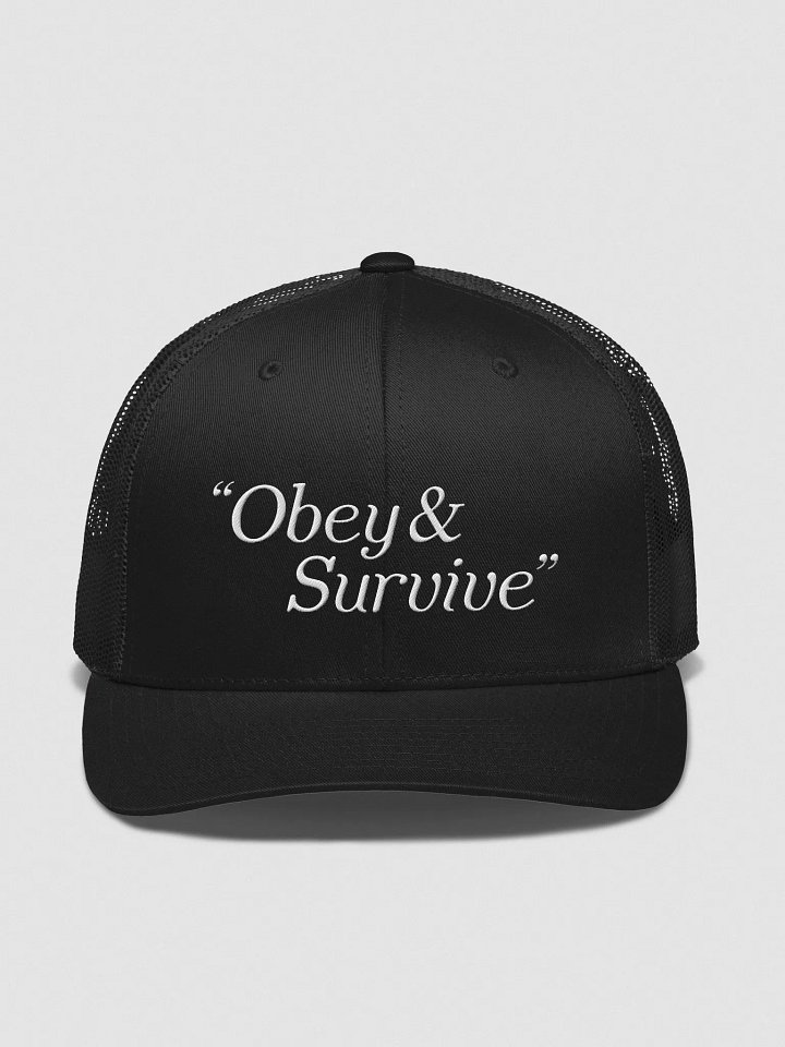 Obey & Survive Mesh Trucker Cap product image (1)