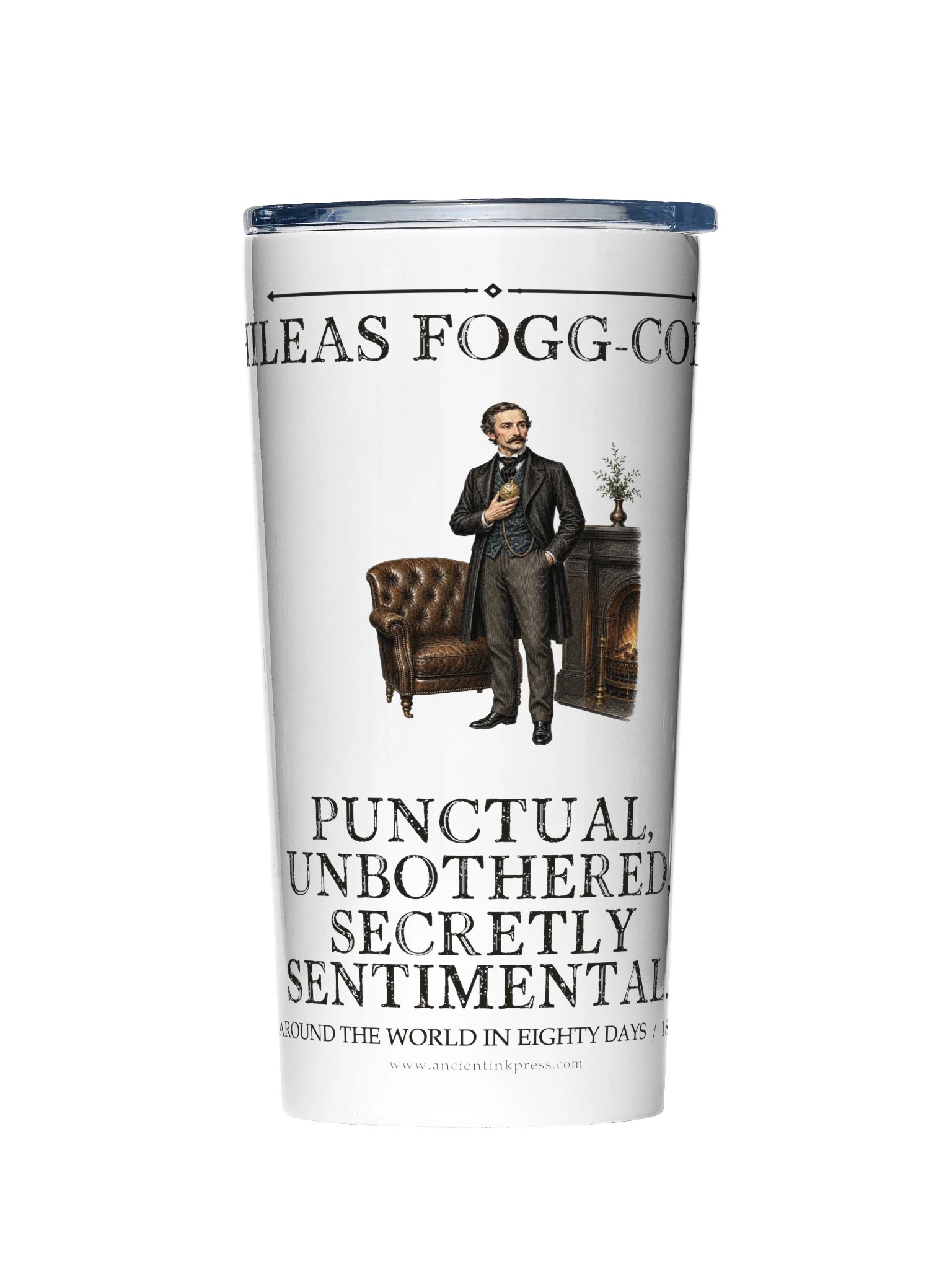 Phileas Fogg Coded Punctual Unbothered Secretly Sentimental -- Around the World in Eighty Days 20oz Tumbler product image (1)