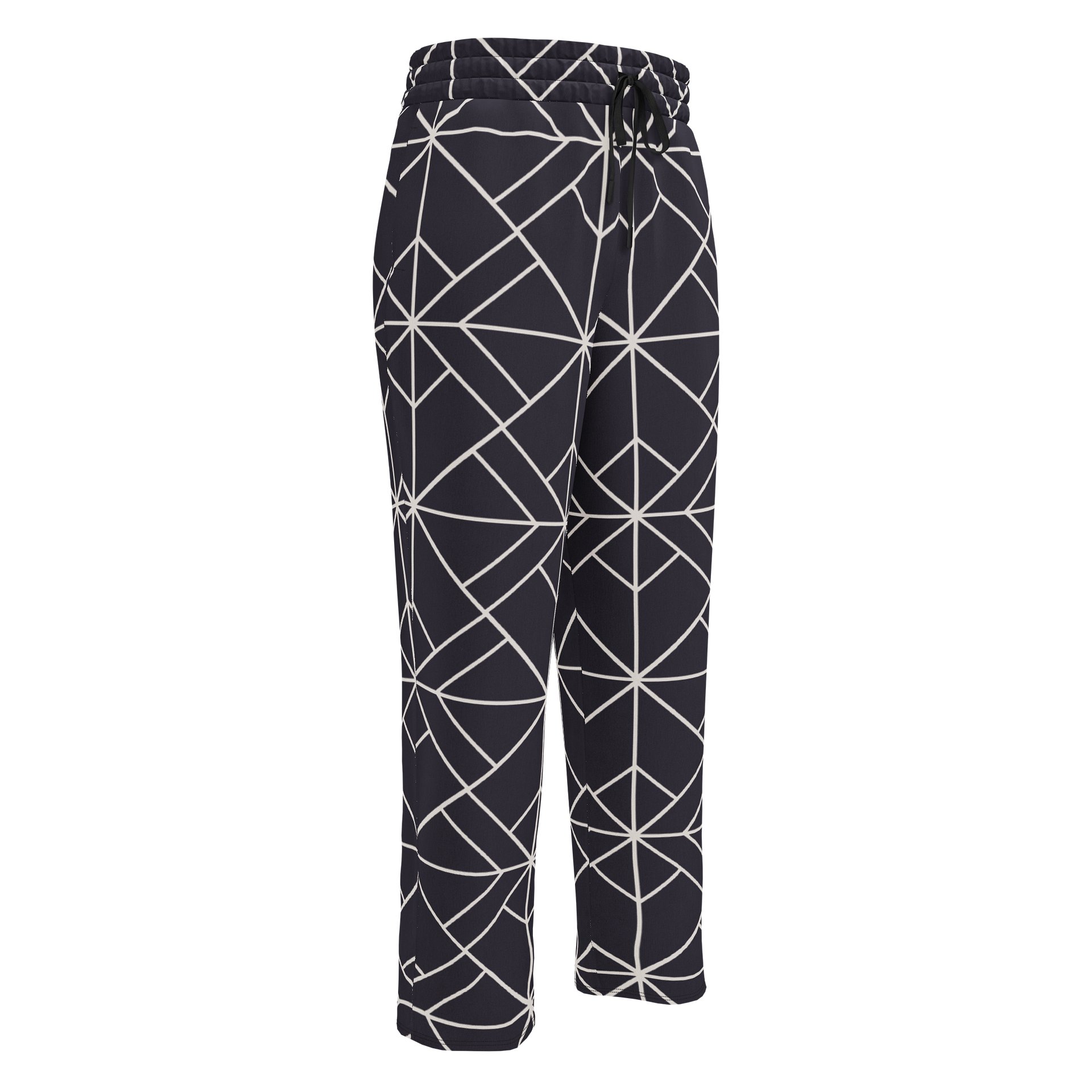 White Strike White Leg Joggers Unisex product image (1)