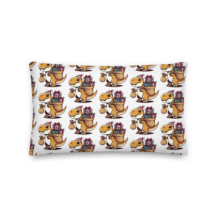 Santa-saurus All-Over Print Pillow product image (5)