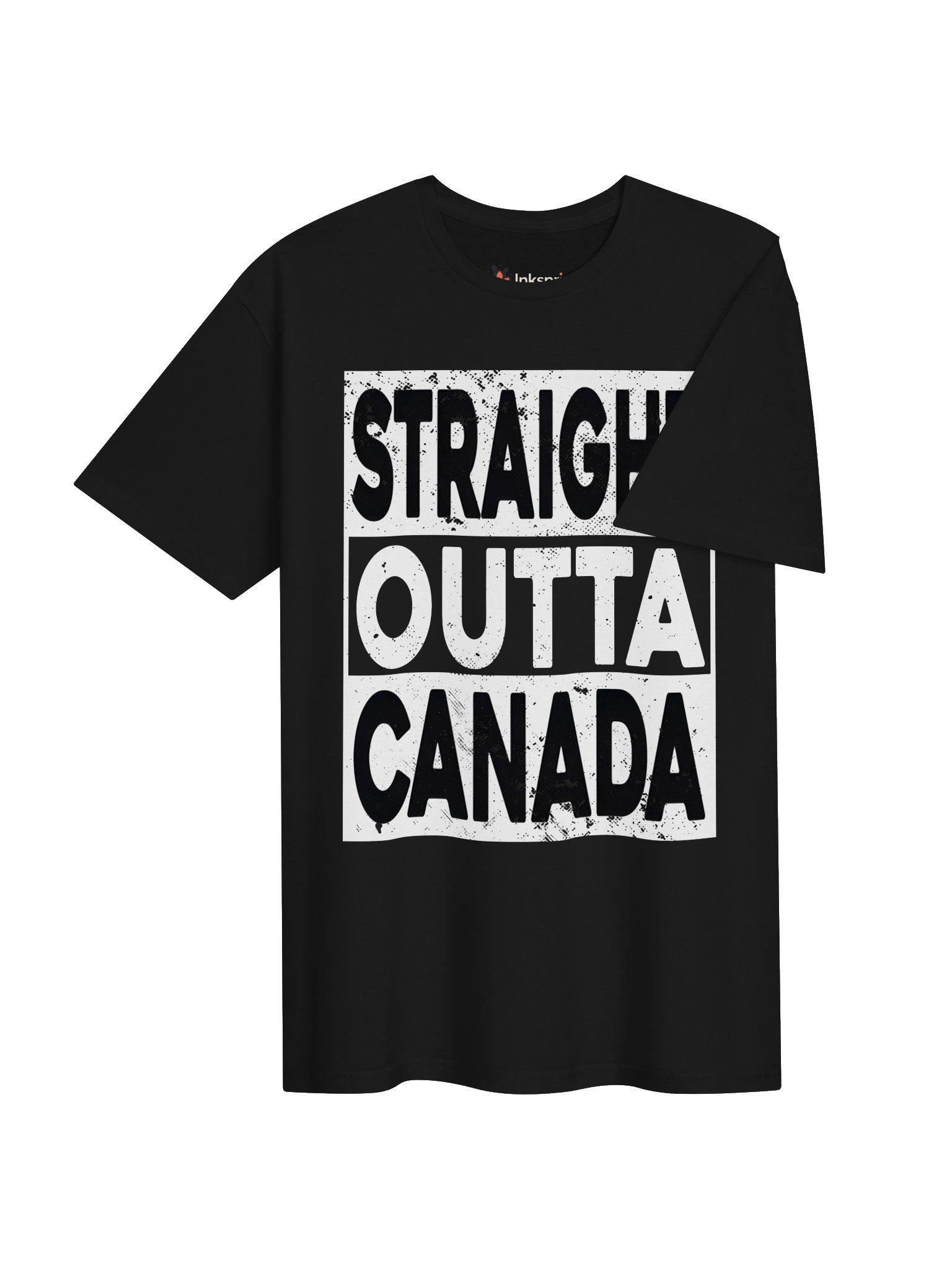 Straight Outta Canada Distressed Unisex T-Shirt product image (4)