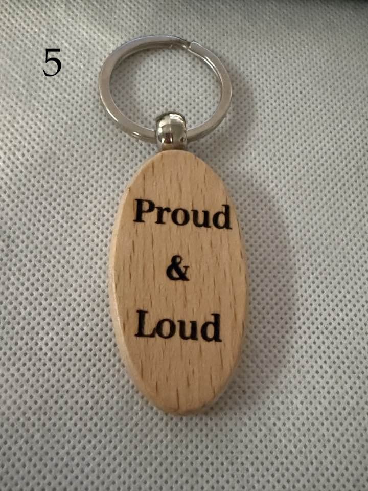 LGBTQ+ Wooden Engraved Keychains | Pride, Love & Identity Designs | Handmade & Meaningful (3) product image (5)