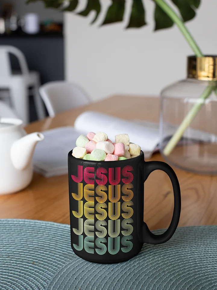 Retro Reverence: Visible Spectrum of Jesus Coffee Mug product image (1)