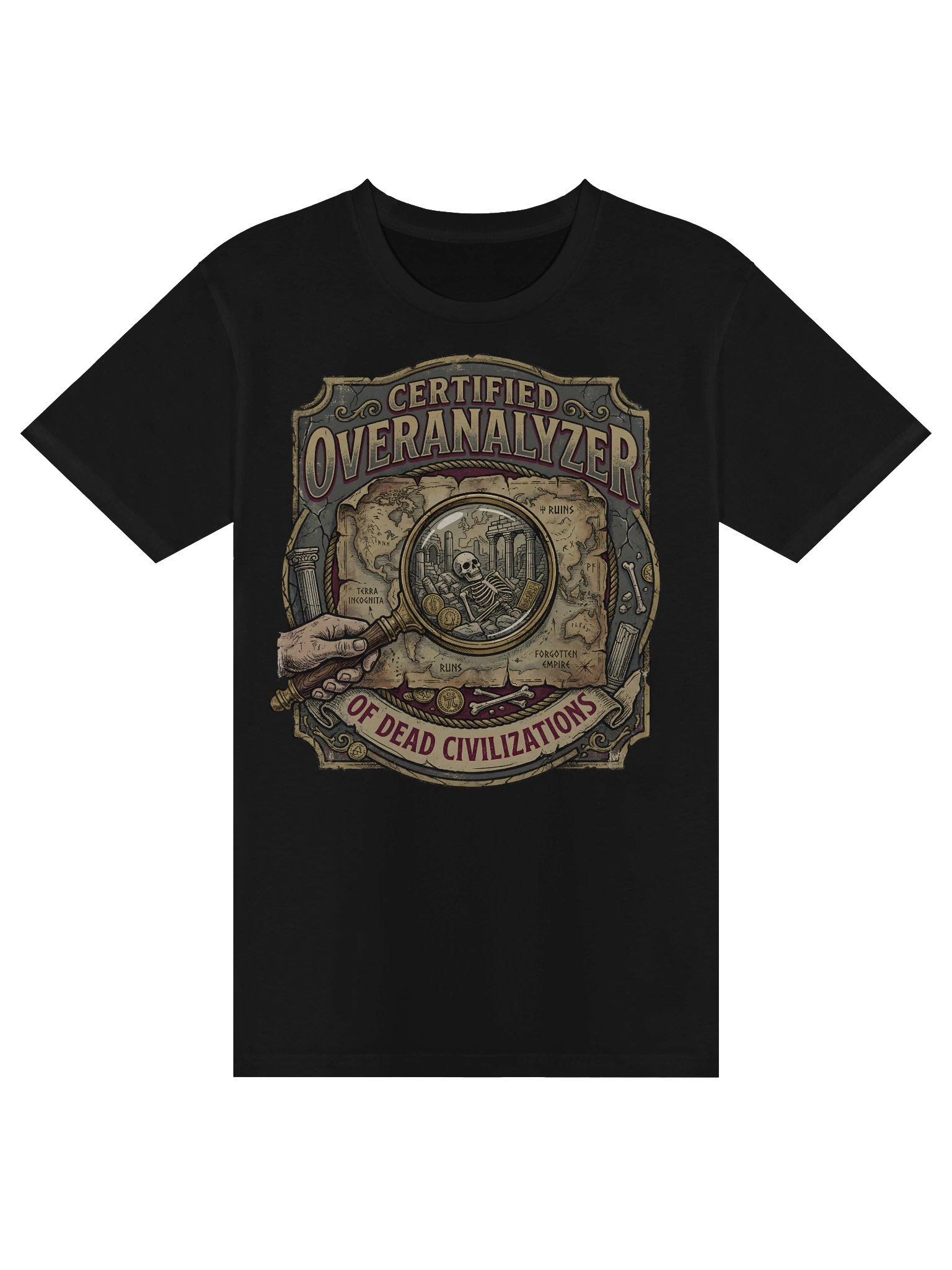 Certified Overanalyzer of Dead Civilizations T-shirt product image (4)