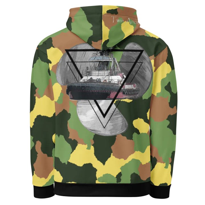 3 Prop - T & Tug Athena (Green Camouflage) – Performance Marine Wear | Twin Anchor Apparel North Current Line product image (1)