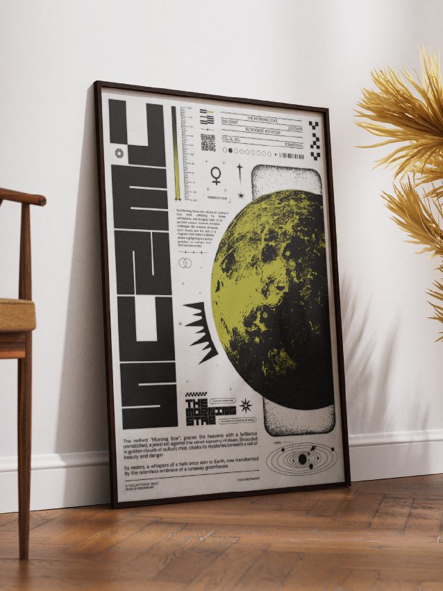Dominion : Venus — Bold Brutalist Digital Print for Modern Interior product image (3)