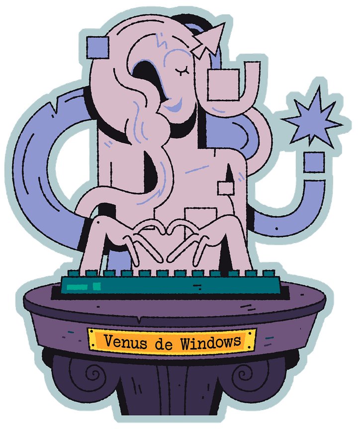 Venus de Windows Magnet product image (1)