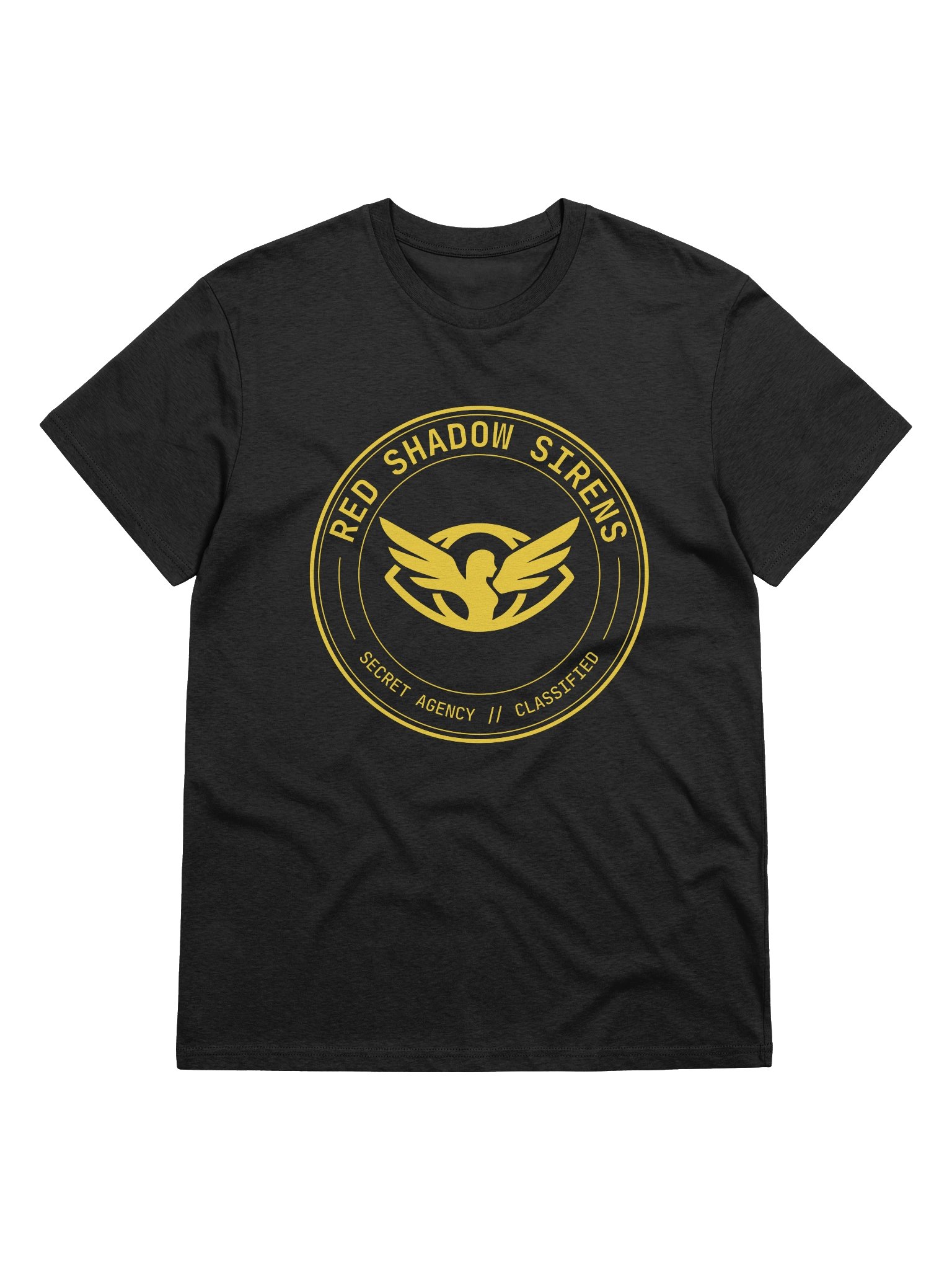 Organic cotton t-shirt (agency roundel logo, gold) product image (1)