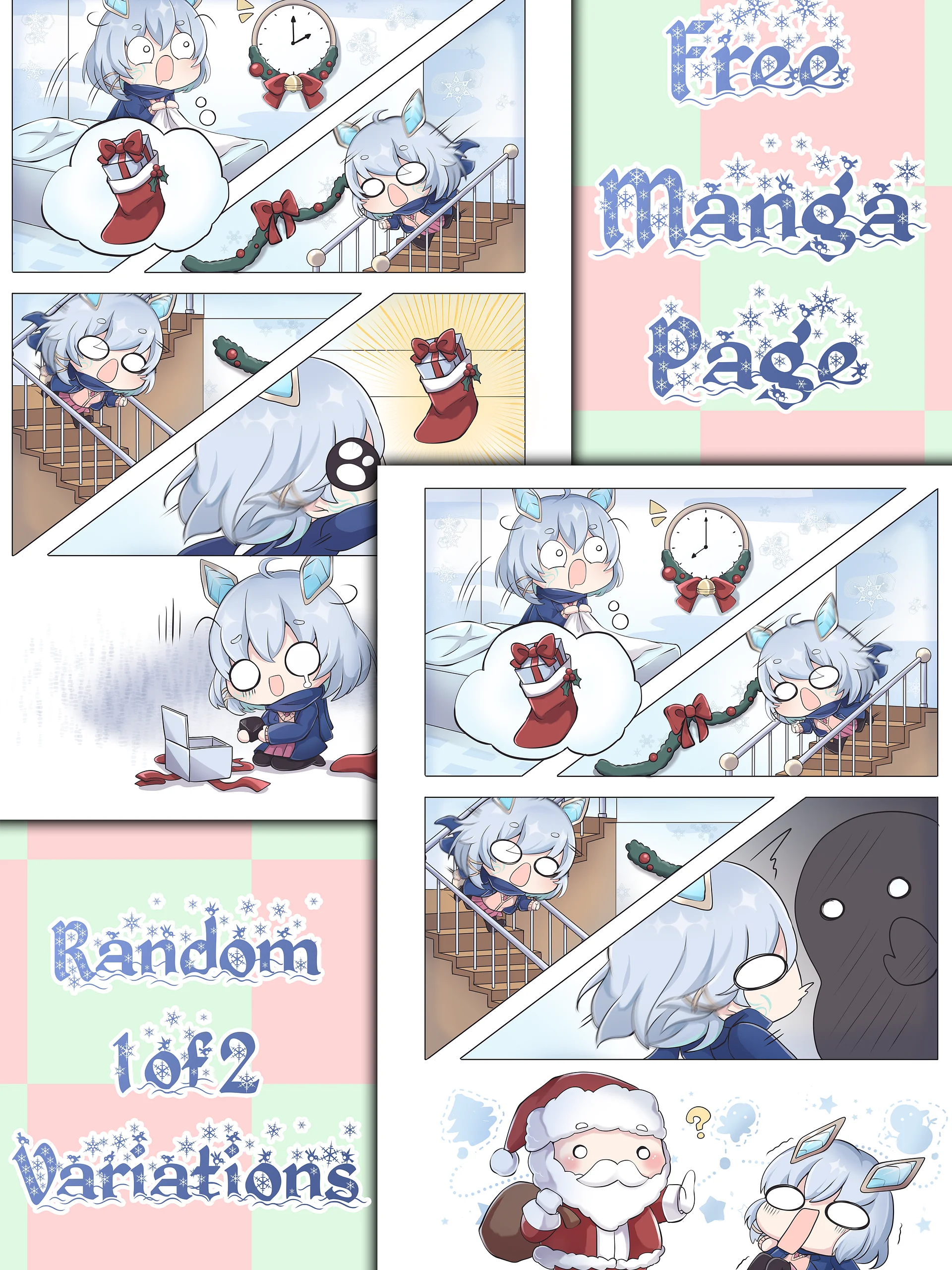 Holiday Manga Page product image (1)