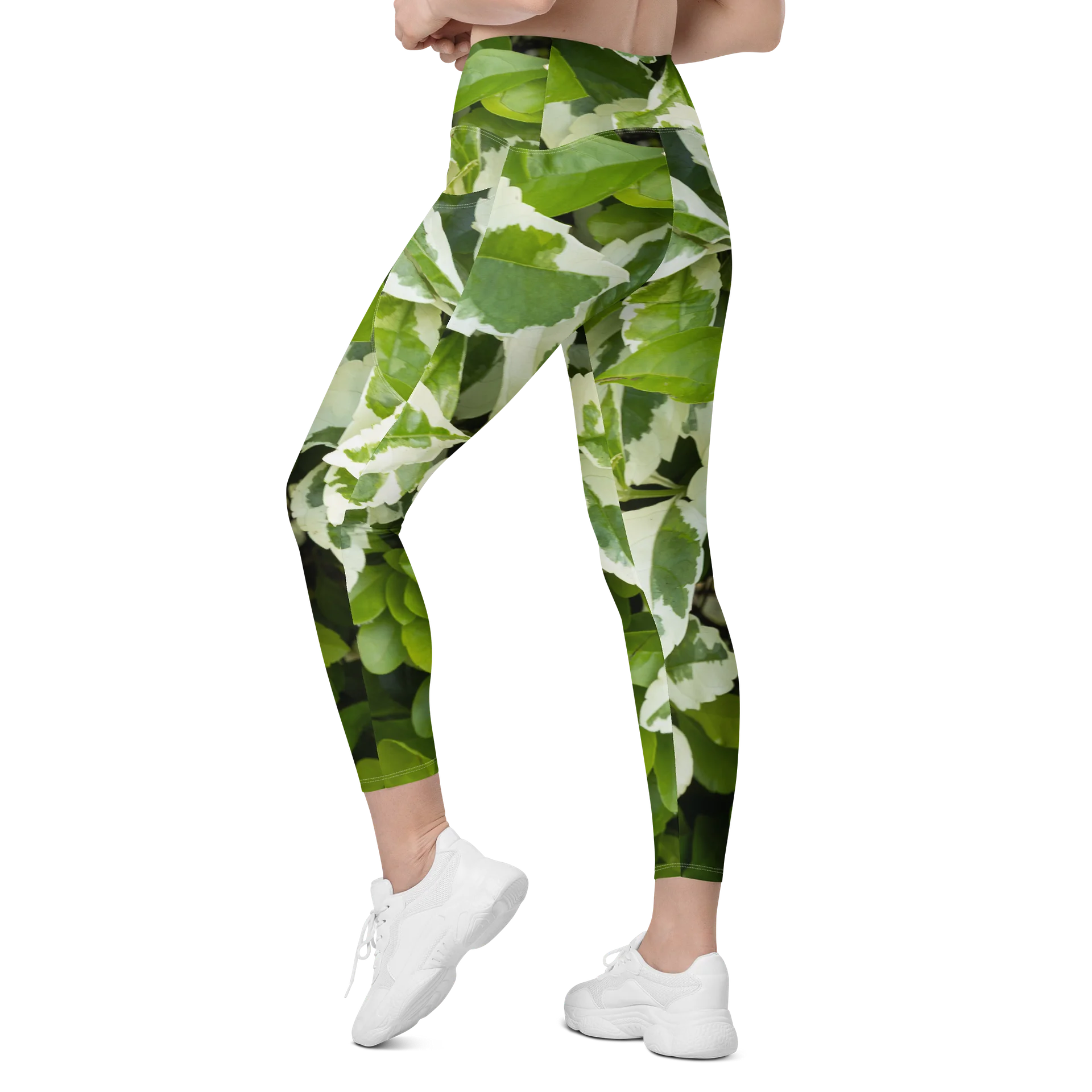 Moss & Parch All-Over Print Crossover Leggings with Pockets product image (7)