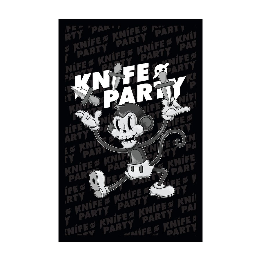 Knife Juggler Poster (11" x 17") product image (1)