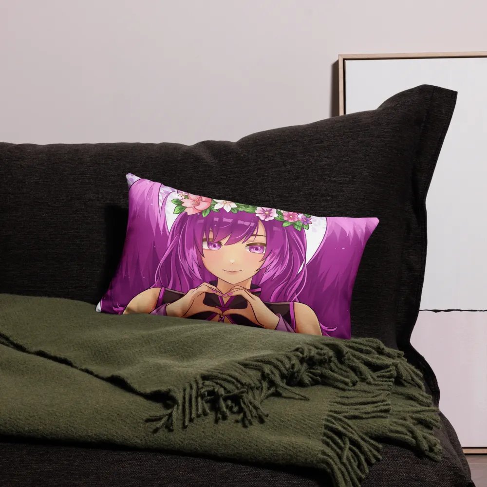 Floral Heart Anime Premium Pillow Case product image (19)