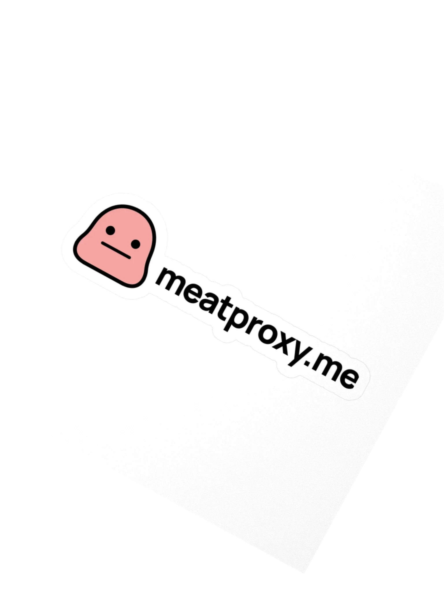 meatproxy.me Logo Sticker thumbnail 2