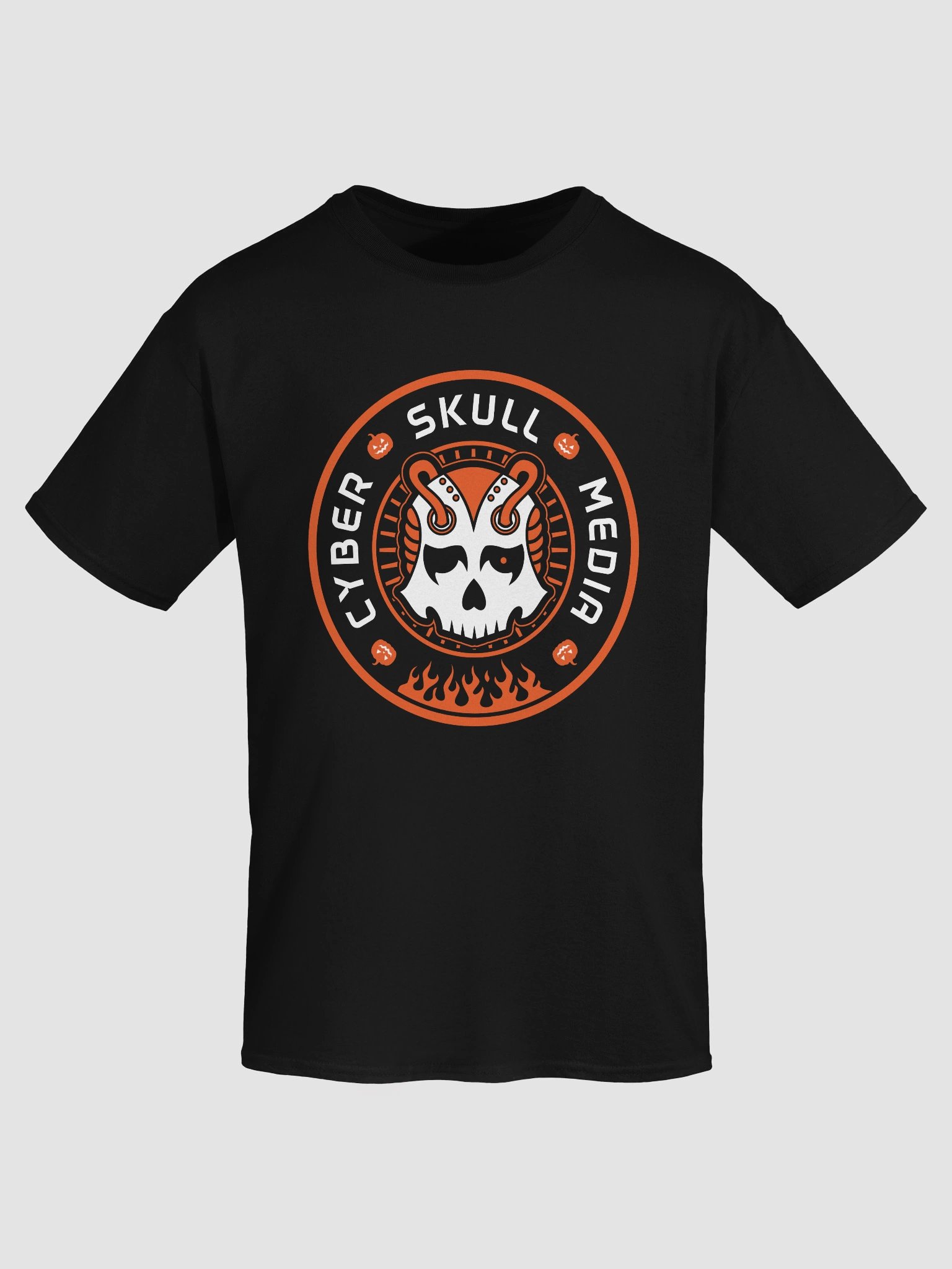 Cyber Skull Halloween Logo Tee (Basic) product image (7)