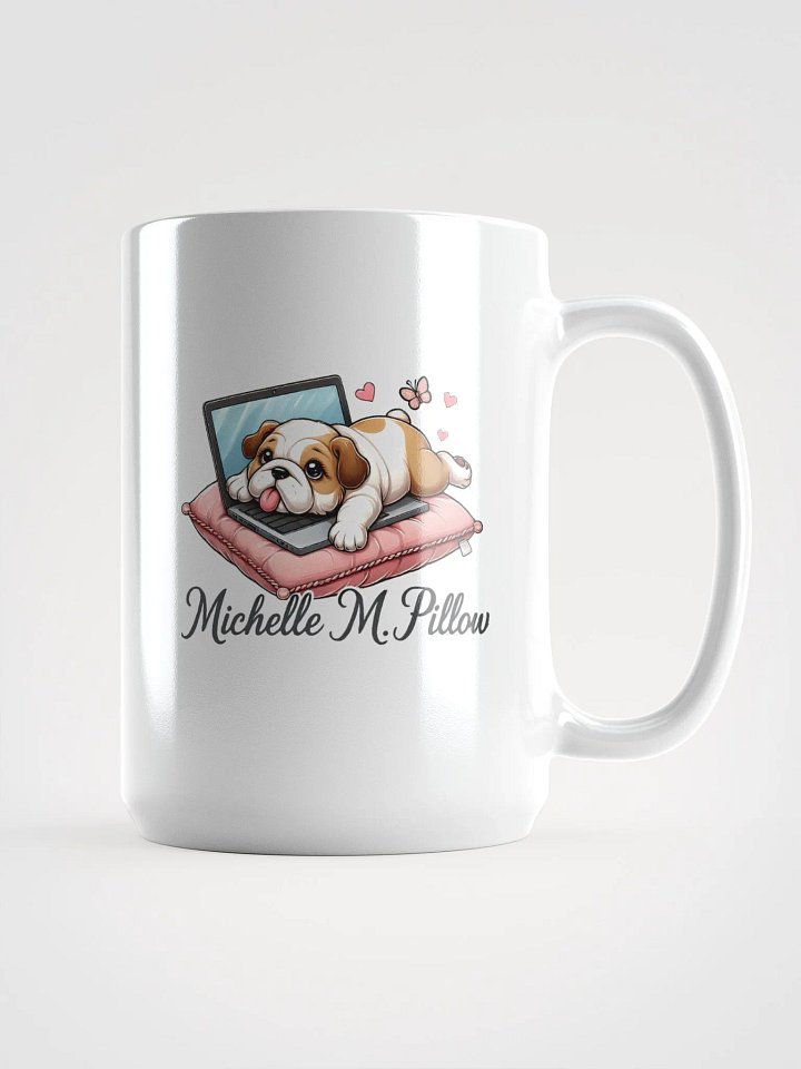 Baby Bella: Bulldog Office Supervisor Glossy White Mug product image (1)