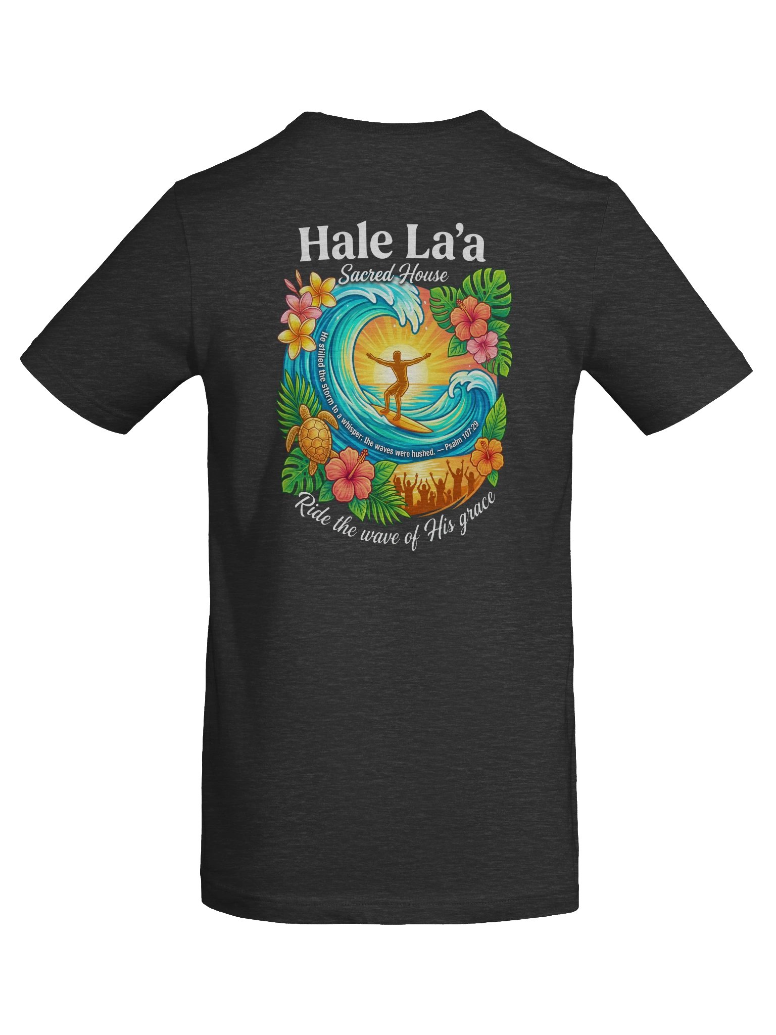 His House Unisex "Hale La'a Surf" T-Shirt product image (6)