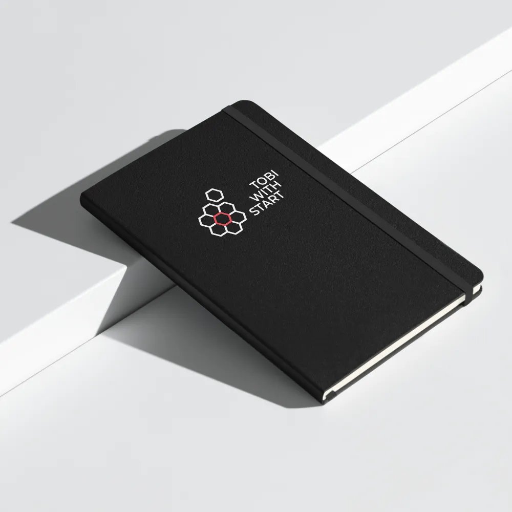 Hardcover Bound Notebook Black product image (8)