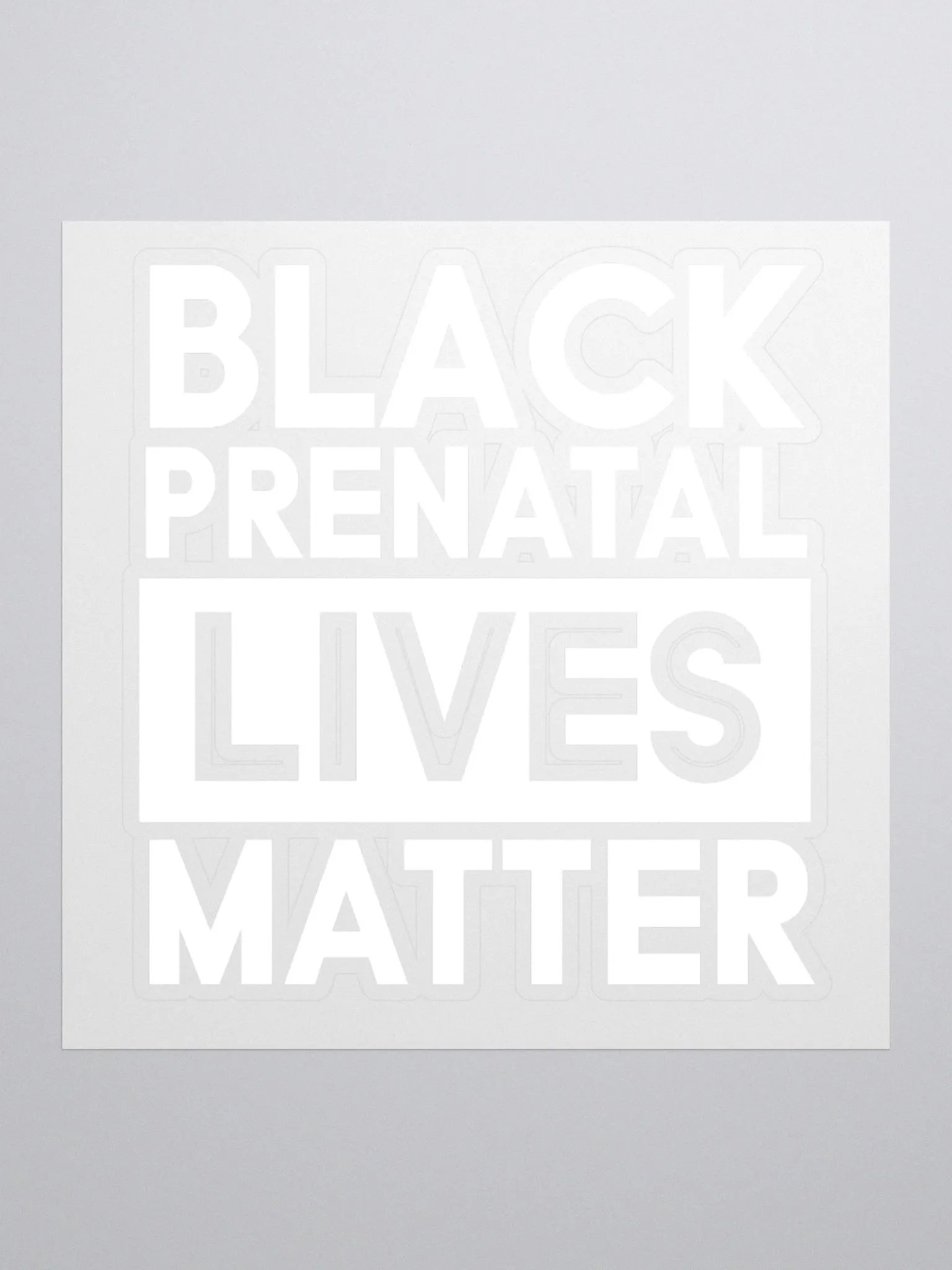 PLM Sticker (White) product image (2)