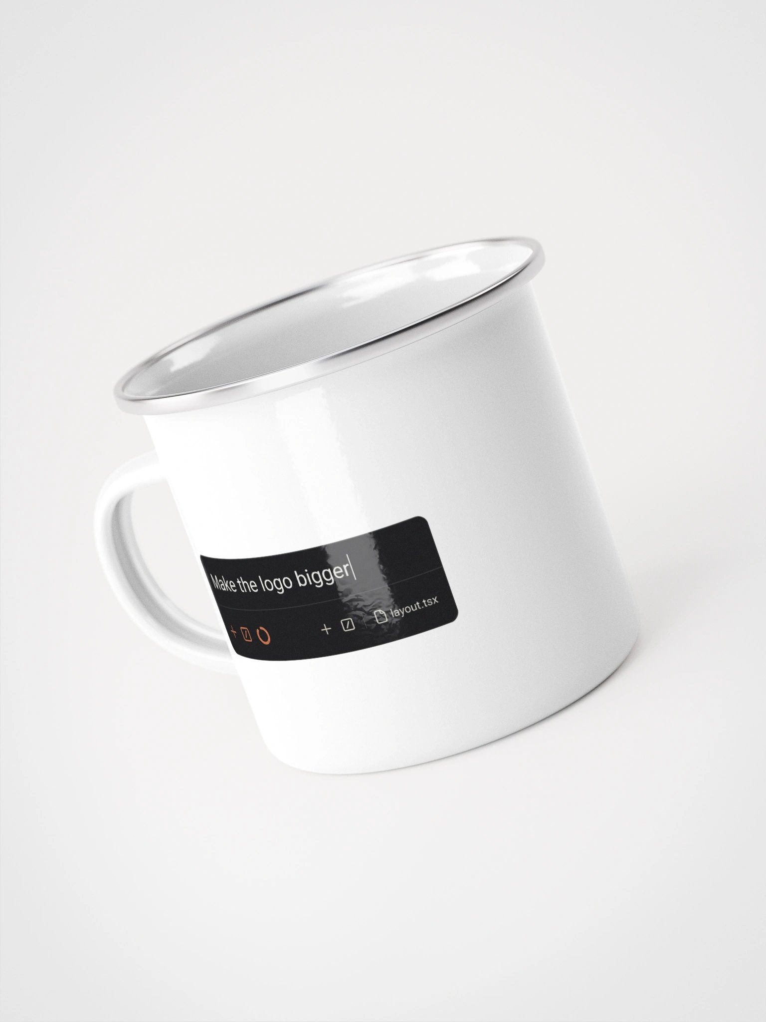 White Cup - Make the logo bigger product image (4)
